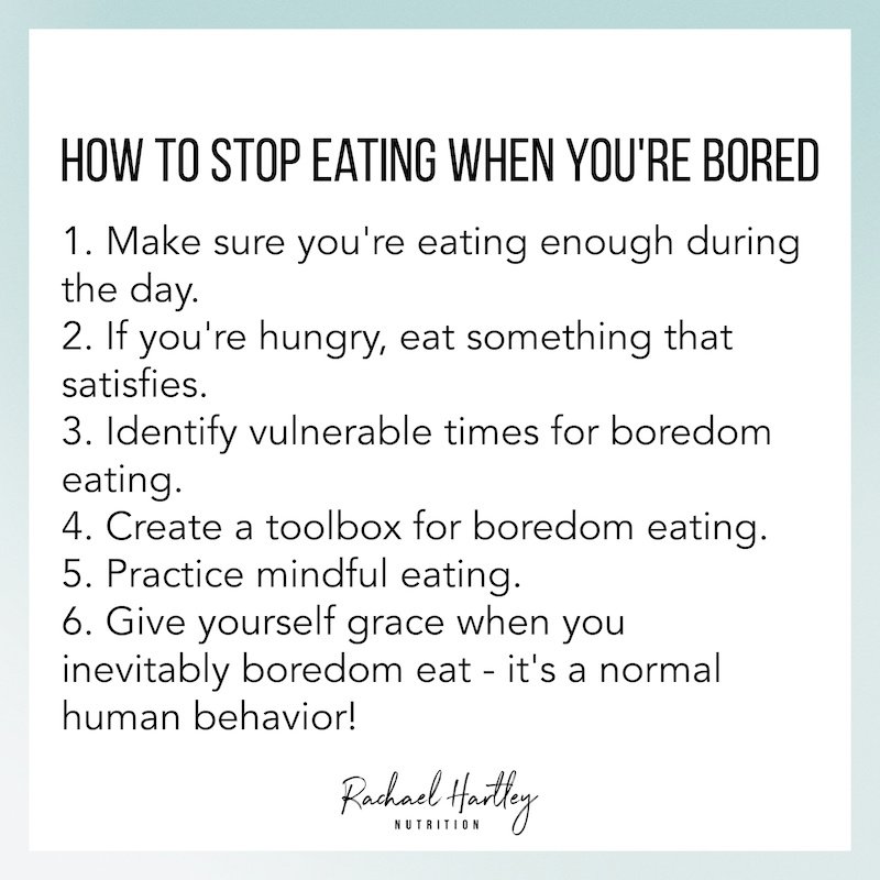 How To Stop Bored Eating